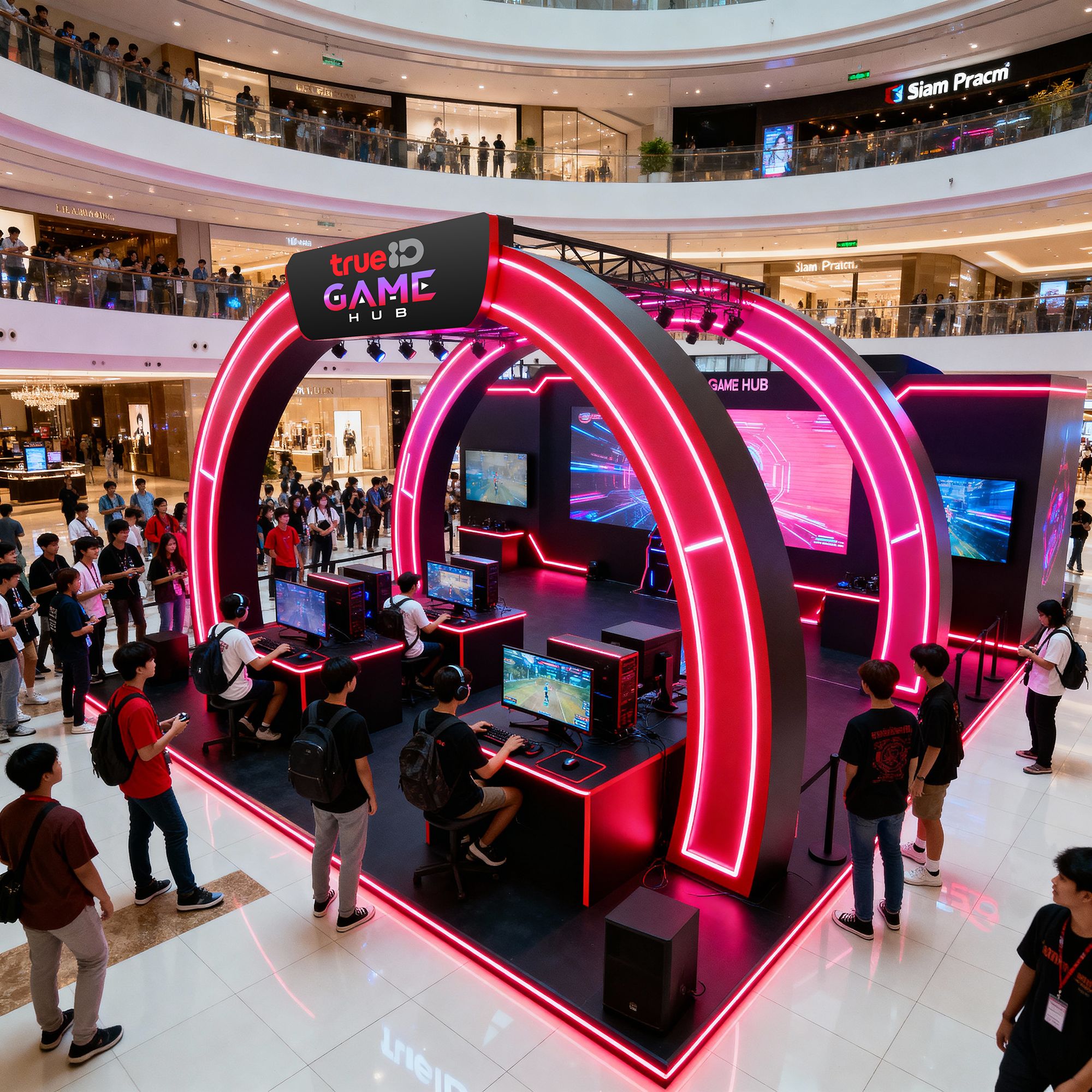 TrueID Game Hub activation at Siam Paragon